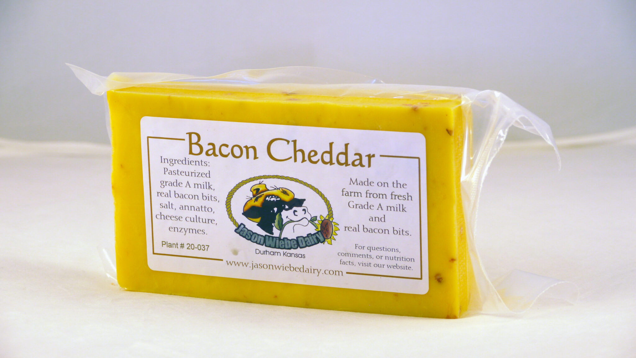 Farmhouse Cheddar Bacon Jason Wiebe Dairy