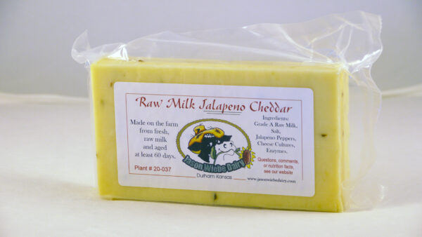 Raw Milk Cheddar - Jalapeno