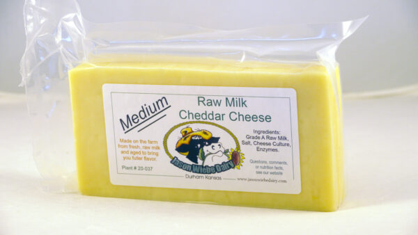 Raw Milk Cheddar - Medium