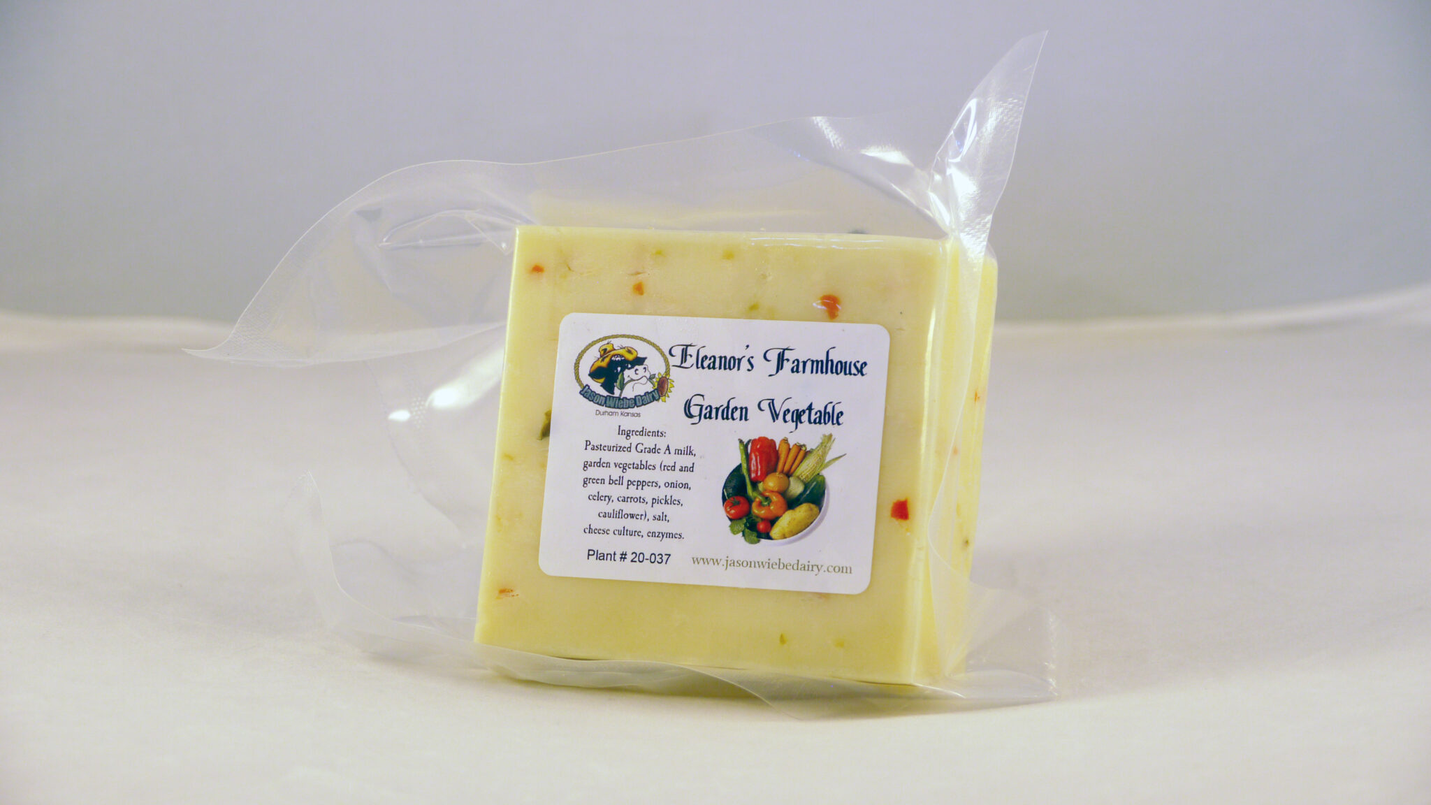 Farmhouse Cheddar Garden Vegetable Jason Wiebe Dairy