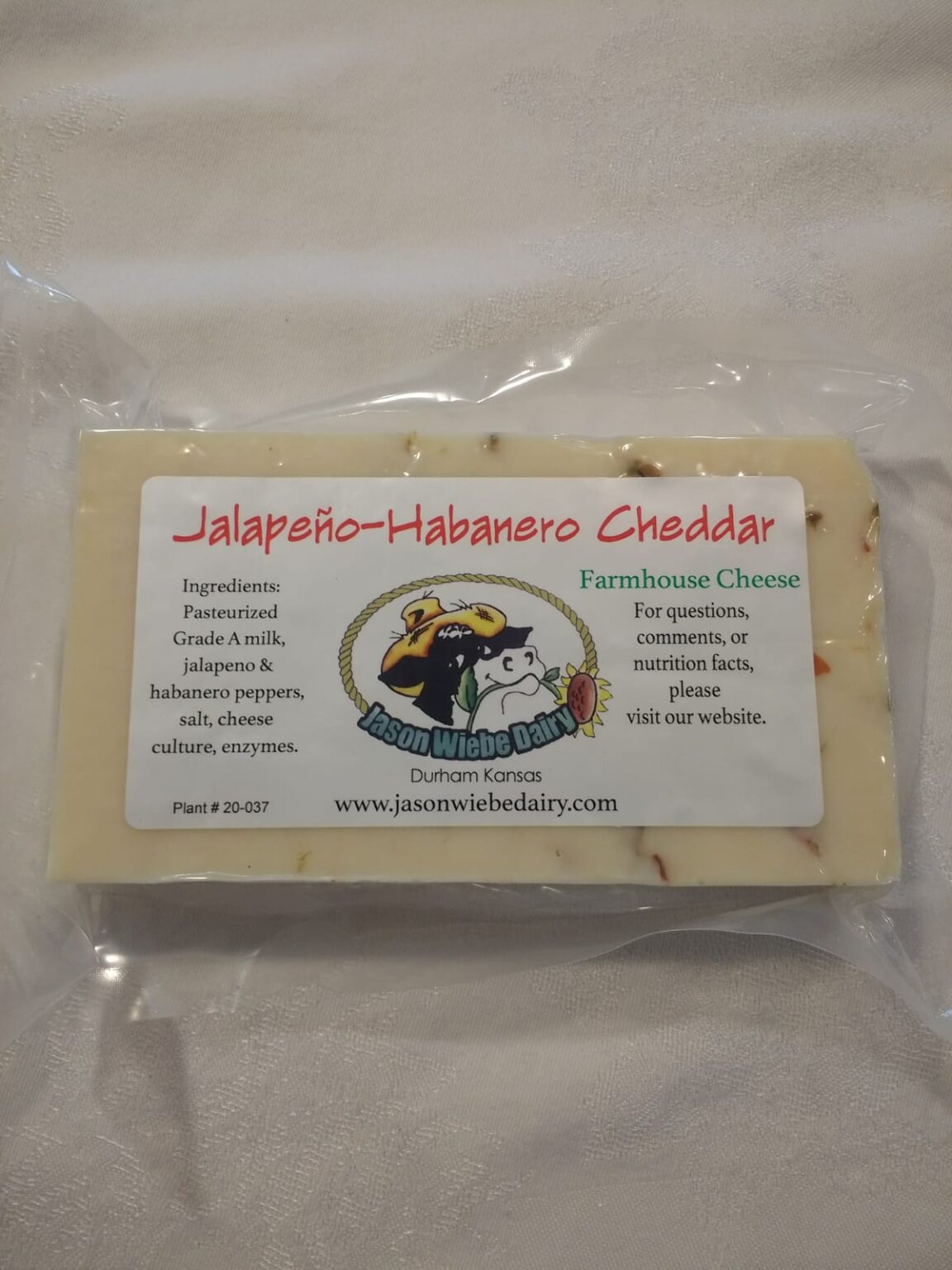 Farmhouse Cheddar JalapenoHabanero Jason Wiebe Dairy
